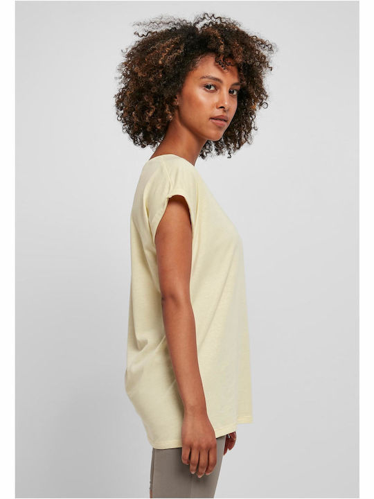 Women's Athletic T-shirt Soft Yellow