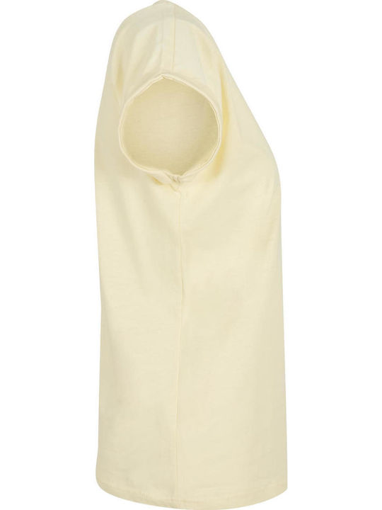 Women's Athletic T-shirt Soft Yellow