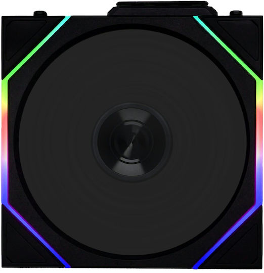 Lian Li UNI FAN TL Wireless Reverse Blade Case Fan 120mm (200rpm / 83.4cfm) with ARGB Lighting and 4-Pin PWM Connection 3pcs