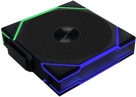 Lian Li UNI Fan TL Wireless Umkehrklinge Gehäuselüfter 120mm (200rpm / 83,4cfm) mit ARGB Beleuchtung und Verbindung 4-Pin PWM