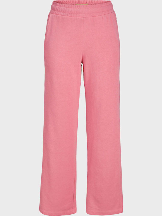Ψηλόμεσο Παντελόνι Φόρμας Καμπάνα Pink