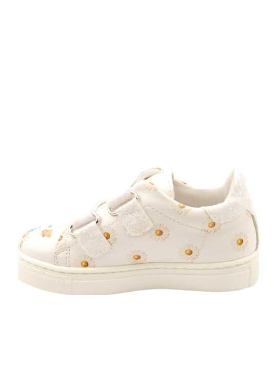 Παιδικά Sneakers με Σκρατς Λευκά