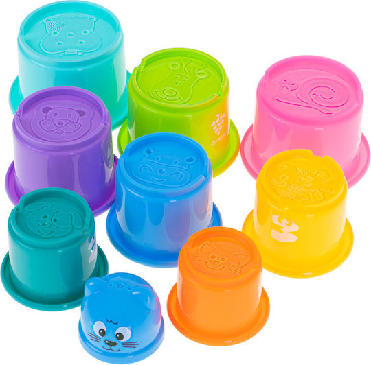 Pyramid Toy Educational Number Tower Cups for 6++ Months