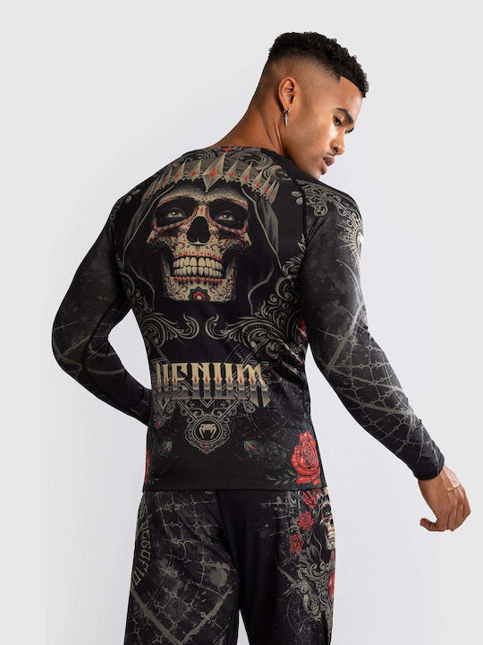 Venum Long Sleeve Shirt VENUM-05332-603 for Jiu-Jitsu / MMA Black