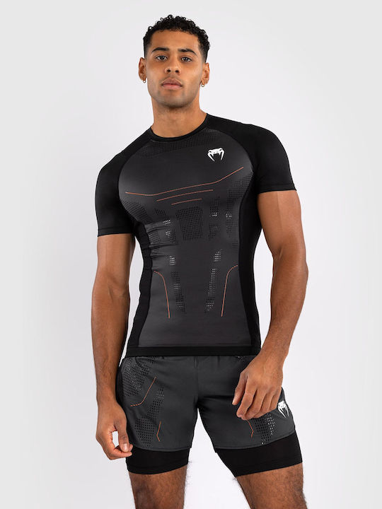 Venum Short Sleeve Shirt VENUM-05360-052 for Jiu-Jitsu Gray