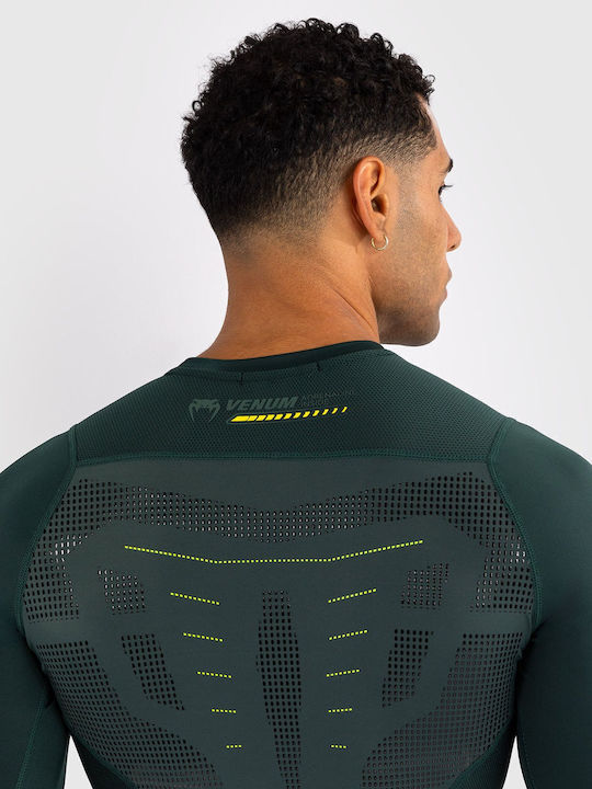 Venum Long Sleeve Shirt VENUM-05359-005 for Jiu-Jitsu Green