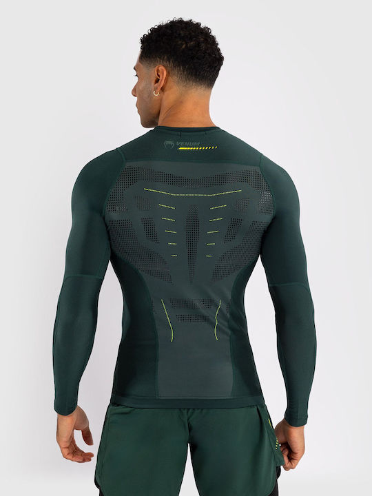 Venum Long Sleeve Shirt VENUM-05359-005 for Jiu-Jitsu Green