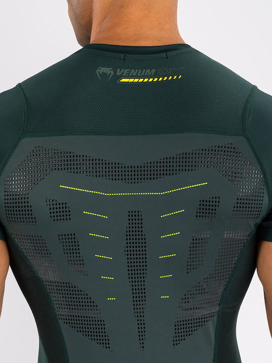 Venum Bărbați Cu mânecă scurtă Tricou VENUM-05360-005 pentru Jiu-Jitsu Verde