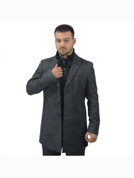 Ανδρικό Ημίπαλτο Γκρι