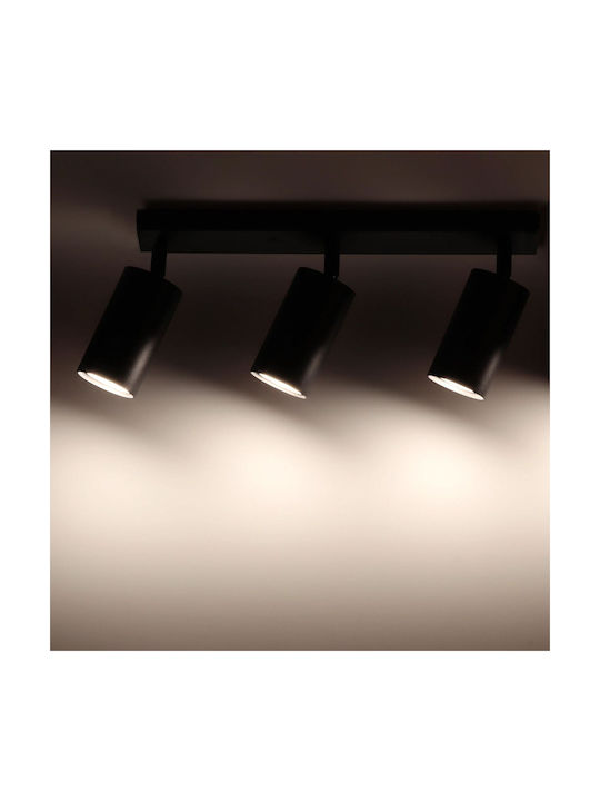 Deckenleuchte Reflektor App1243-3c Schwarz