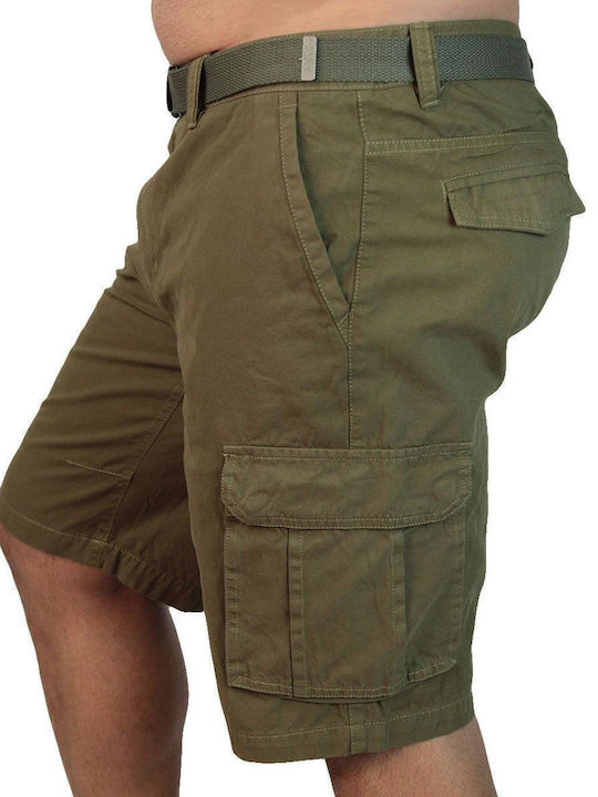 Bermudă de Bărbați Chino Olive
