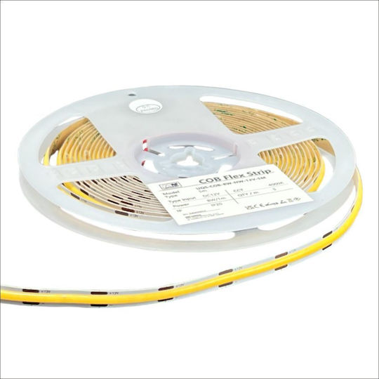 LED Strip 12V Natural White Light 5m Type COB