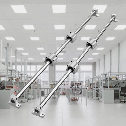 Vevor Line Guide Set Sfc16 1000mm 2 Guides 1000mm 4 Blocks Sc16 4 Supports Kit Cnc Diy Projects Zxh16mm1000mmwxunv0
