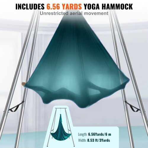 Vevor Aerial Yoga Frame & Hammock 2.95m Height Maximum Load 250kg Green Kjdc293m6mdc3zfudv0