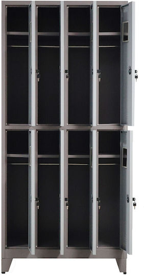 Locker ES-25 Metallic 90x45x195 cm