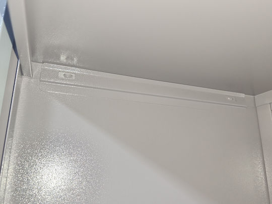Schließfach ES-25 Metallisch mit Verriegelungsfunktion mit 8 Außenschränke 90x45x195cm