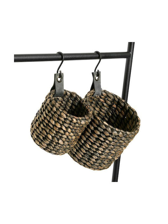 Muubs Set de coșuri decorative Black 2buc