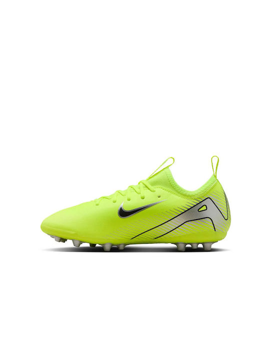 Nike Papuci de fotbal pentru copii Jr Zoom Vapor 16 Academy Ag cu crampoane Galbene