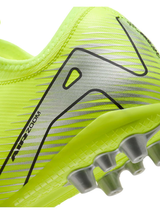 Παιδικά Ποδοσφαιρικά Παπούτσια Jr Zoom Vapor 16 Academy Ag με Τάπες Κίτρινα