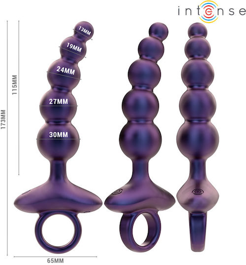 Intense Anal Plug with Wireless Functionality and Vibration Black
