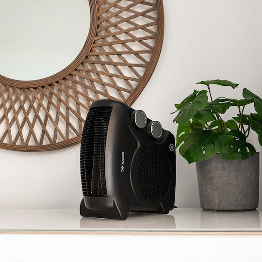 Cecotec ReadyWarm 2000 Max Dual Fan Heater Room Floor Black 2000W