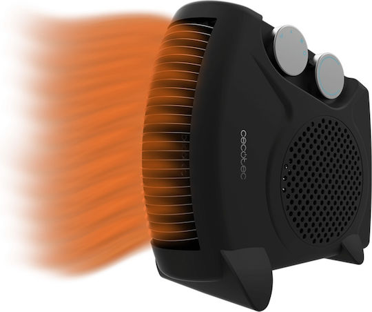Cecotec ReadyWarm 2000 Max Dual Fan Heater Room Floor Black 2000W