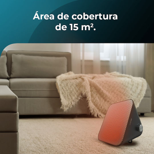 Cecotec ReadyWarm 1500 Max Ceramic Fan Heater Room Floor Black 1500W