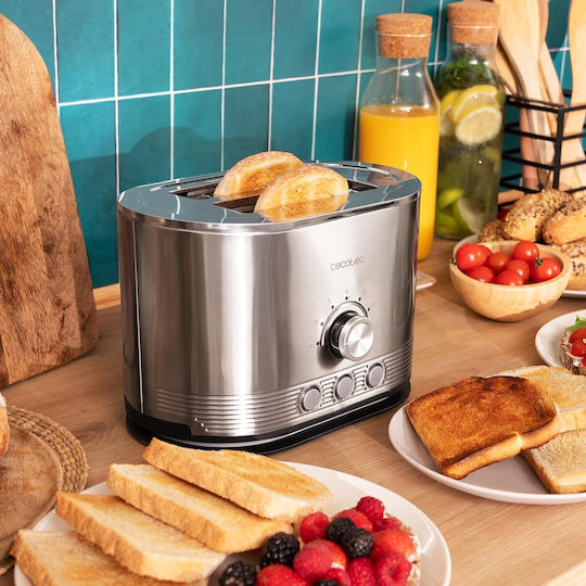 Cecotec Shine&Toast Prăjitor de pâine 2 sloturi 850W Inox