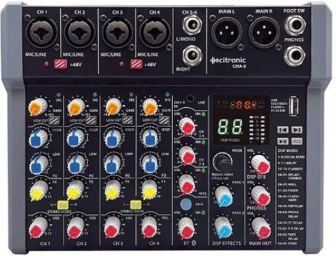 Citronic CMA-8 2 XLR Inputs & Bluetooth