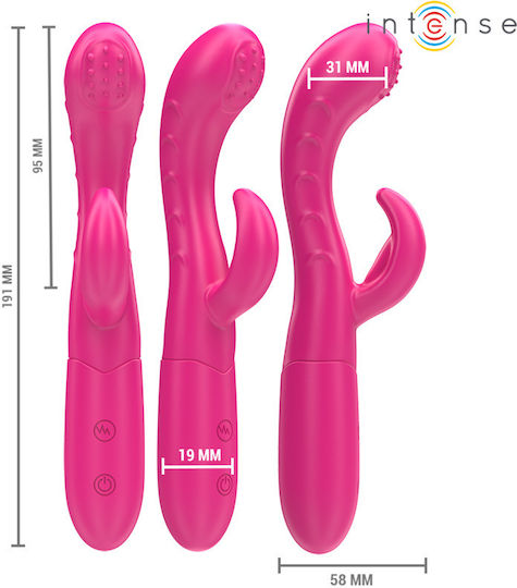 Intense Vibrator Κλειτοριδικός Δονητής Ροζ