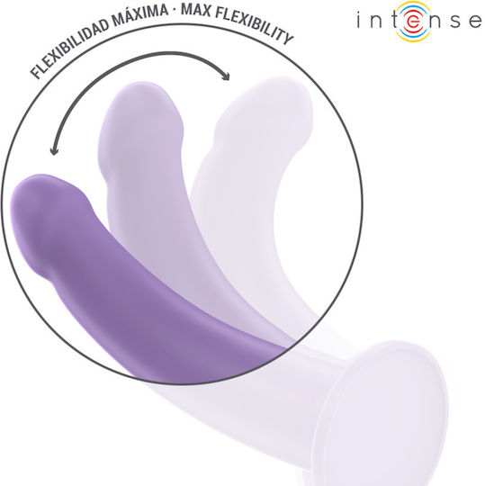 Intense Eddie Realistic Vibrator with Remote Control 17.5cm Purple