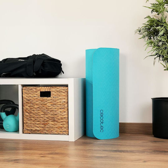 Cecotec Στρώμα Γυμναστικής Pilates Τιρκουάζ (183x61cm)