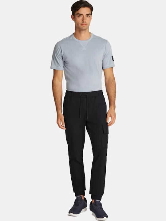 Cargo Pantaloni de trening cu Elastic Negru
