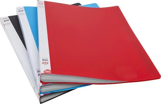 Noki Clipboard Flexible with 20 plastic sleeves Slides for Paper A4 Black Noki 1pcs