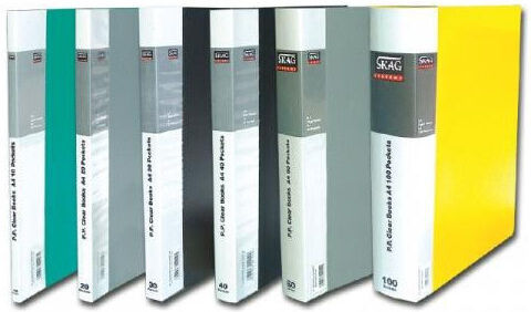 Skag Ντοσιέ Σουπλ με 20 Διαφάνειες για Χαρτί A4 Τιρκουάζ