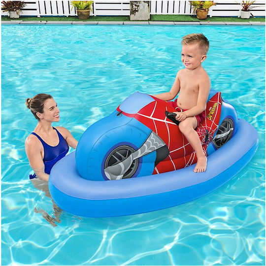 Bestway Kid's Inflatable Ride On Sea with Handles Light Blue 170x84cm