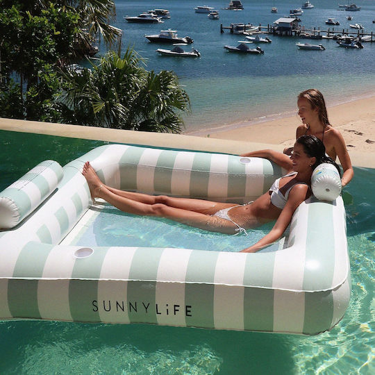 Sunnylife Gonflabil pentru 2 Persoane Vacay Soft Olive