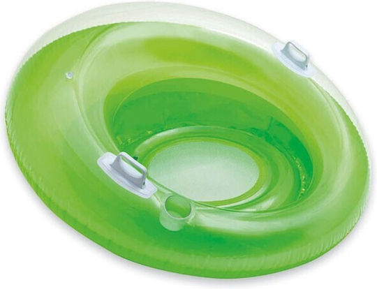 Intex Sit'n Lounge Φουσκωτή Σαμπρέλα Θαλάσσης με Χειρολαβές Τιρκουάζ 119x119cm