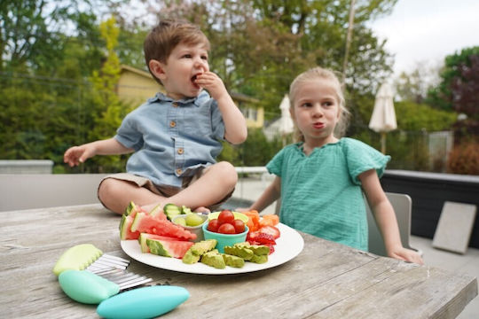 Melii Plastic Baby Food Accessory 3pcs Blue