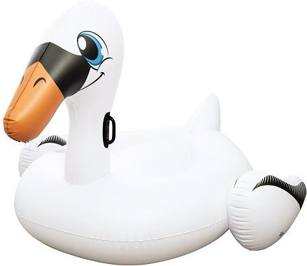 Bestway Kids' Inflatable Ride On Sea Swan with Handles White 201x160cm