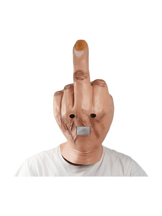 Carnival Mask Full Face Latex Middle Finger Halloween