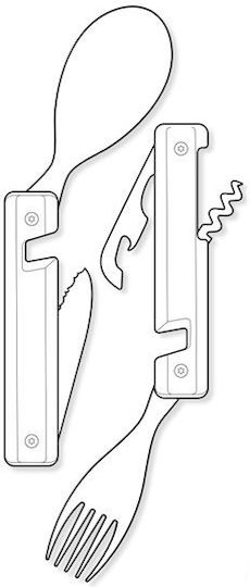 Akinod Cutlery for Camping