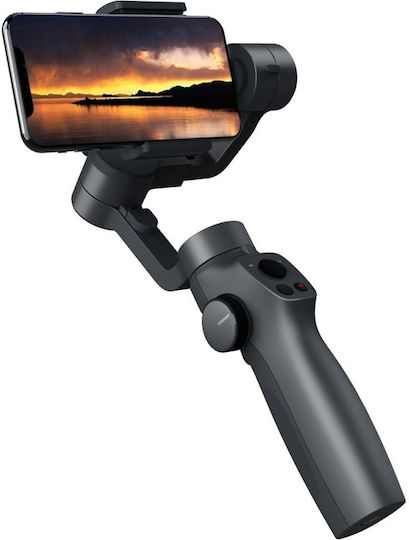 Funsnap Capture 2S Gimbal Mobil cu Stabilizator pe 3 Axe și o durată de viață a bateriei de 12 ore Negru
