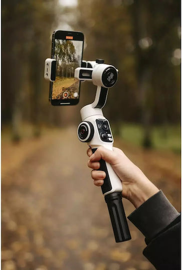 Zhiyun Smooth 5S Pro Phone Gimbal with 3 Axis Stabilization and 24 Operating Hours White