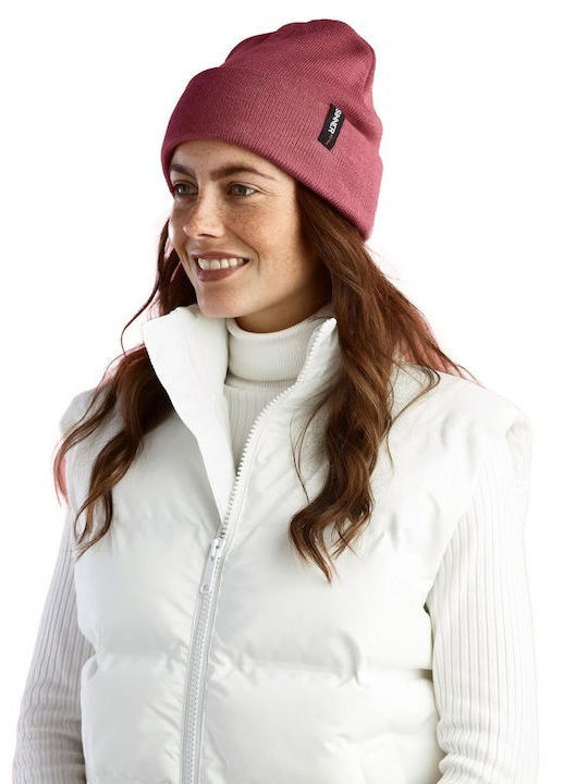 Creek Beanie Unisex Beanie Knitted in Red color