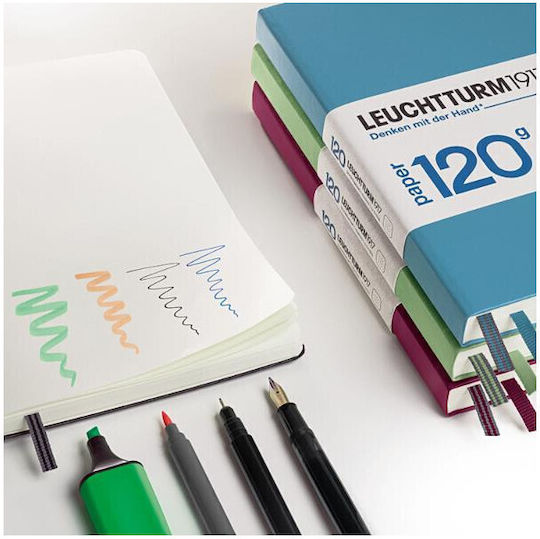 Leuchtturm1917 Dotted Rising Sun Σημειωματάριο A5 Bullet 203 Φύλλων με Τελείες με Σκληρό Εξώφυλλο Πορτοκαλί