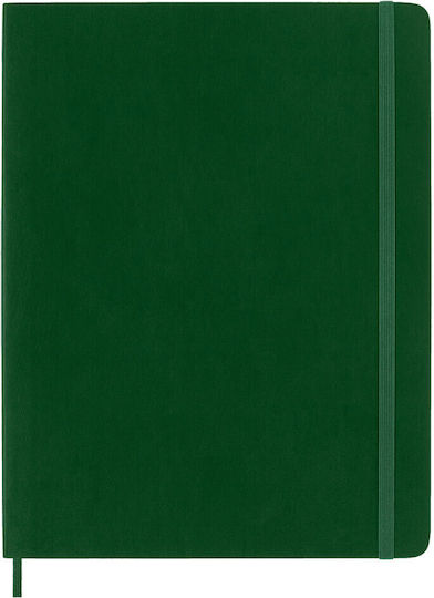 Moleskine Notebook Ruled with Elastic Green