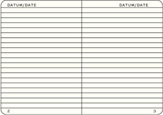 Leuchtturm1917 Σημειωματάριο A5 203 Φύλλων Ριγέ με Σκληρό Εξώφυλλο Med Ruled Lilac