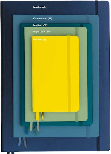 Leuchtturm1917 Notebook 249 Sheets A5 Ruled with Elastic Red
