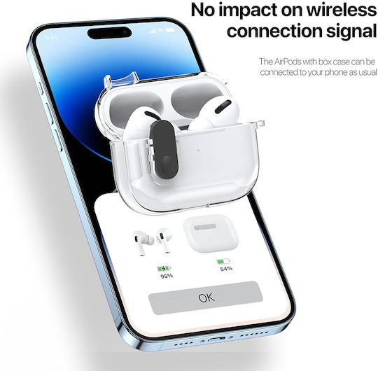 Dux Ducis PECL Θήκη Σιλικόνης σε Διάφανο χρώμα για Apple AirPods 4